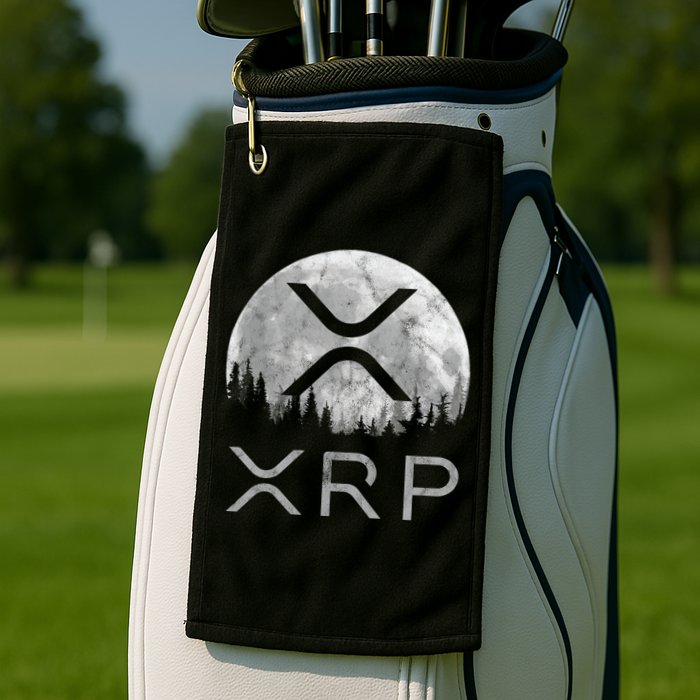 Xrp Moon Ripple Golf Towel