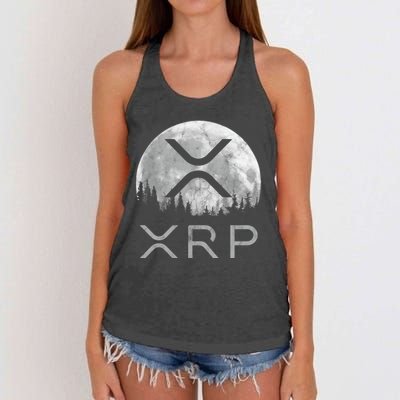 Xrp Moon Ripple Women's Knotted Racerback Tank