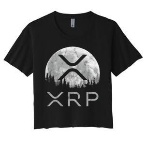 Xrp Moon Ripple Women's Crop Top Tee