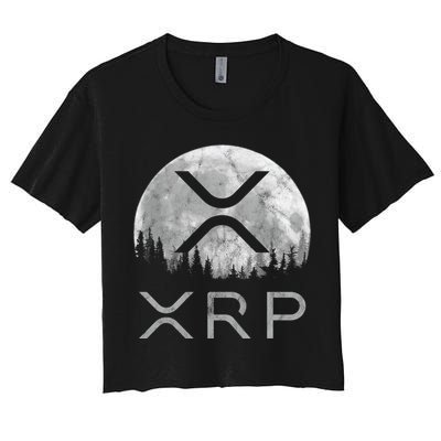 Xrp Moon Ripple Crop Top