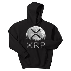 Xrp Moon Ripple Kids Hoodie