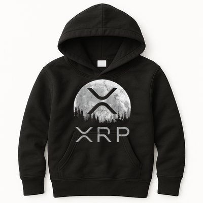Xrp Moon Ripple Kids Hoodie