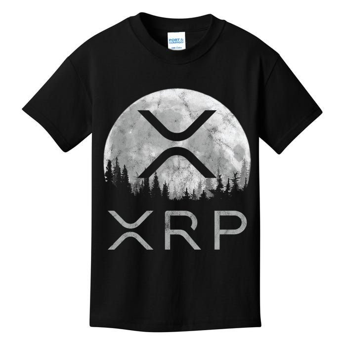 Xrp Moon Ripple Kids T-Shirt