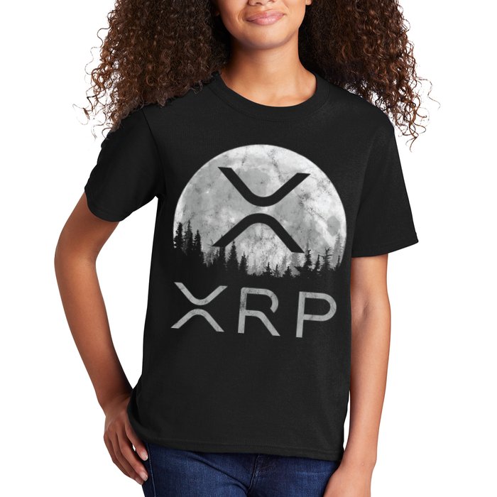 Xrp Moon Ripple Kids T-Shirt