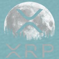 Xrp Moon Ripple Sueded Cloud Jersey T-Shirt