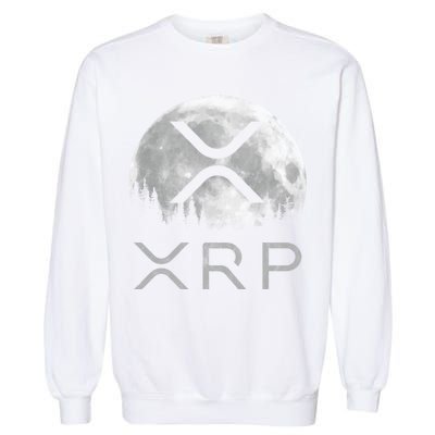 Xrp Moon Ripple Garment-Dyed Sweatshirt