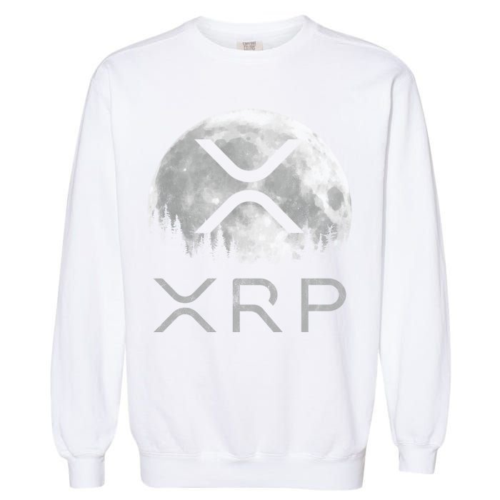 Xrp Moon Ripple Garment-Dyed Sweatshirt