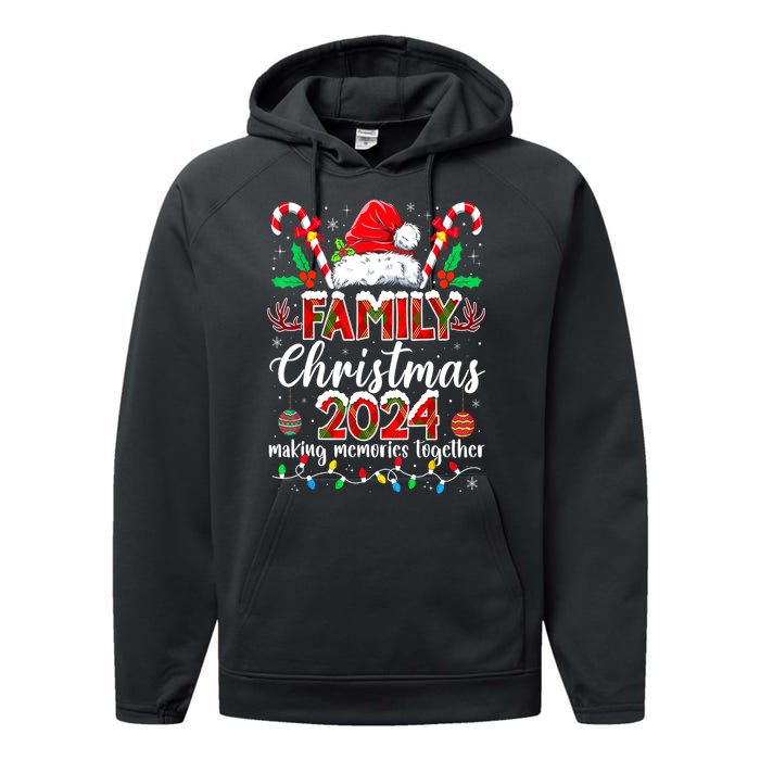 Xmas Matching Squad Santa Elf Funny Family Christmas 2024 Gift Performance Fleece Hoodie