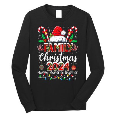 Xmas Matching Squad Santa Elf Funny Family Christmas 2024 Gift Long Sleeve Shirt