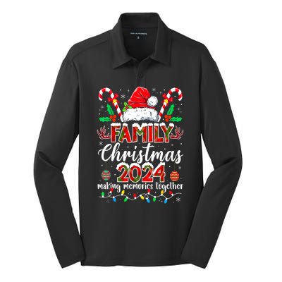 Xmas Matching Squad Santa Elf Funny Family Christmas 2024 Gift Silk Touch Performance Long Sleeve Polo