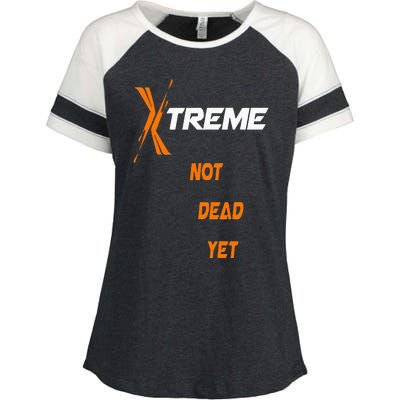 Xtreme Not Dead Yet Enza Ladies Jersey Colorblock Tee