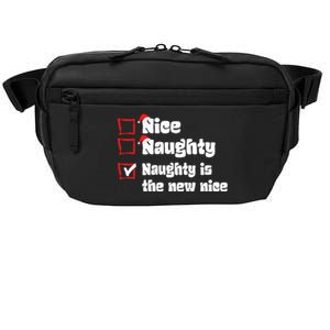 Xmas Nice Naughty Naughty Is The New Nice Christmas Santa Gift Crossbody Pack