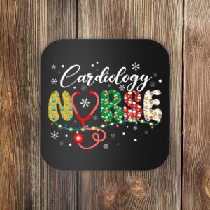 Xmas Nurses Scrub Gift Merry Christmas Cardiology Nurse Coaster