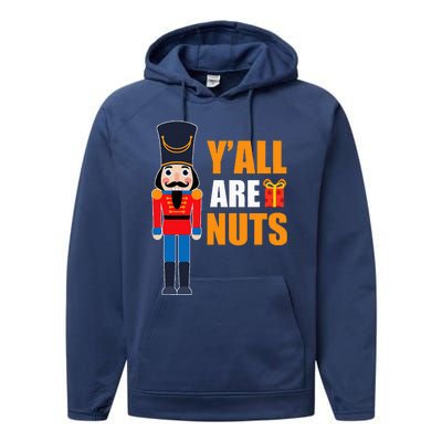 Xmas Nutcracker Saying Fun Quotes Nuts Family Mom Dad Performance Fleece Hoodie