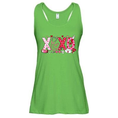 Xoxo Nurse Valentines Day Stethoscope Valentine For Nurse Ladies Essential Flowy Tank