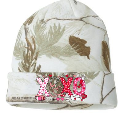 Xoxo Nurse Valentines Day Stethoscope Valentine For Nurse Kati Licensed 12" Camo Beanie