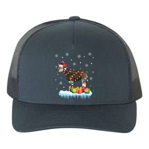 Xgiftmas Okapi Christmas Lights Funny Wild Forest Giraffe Okapi Gift Yupoong Adult 5-Panel Trucker Hat