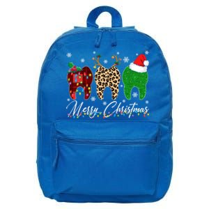 Xmas Oh Dentistree Teeth Christmas Tree Light Dental Hygiene Gift 16 in Basic Backpack