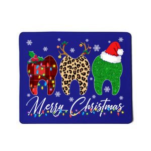 Xmas Oh Dentistree Teeth Christmas Tree Light Dental Hygiene Gift Mousepad