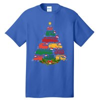 Xmas Outfits For Holiday Firefighter Truck Christmas Tree Great Gift Tall T-Shirt