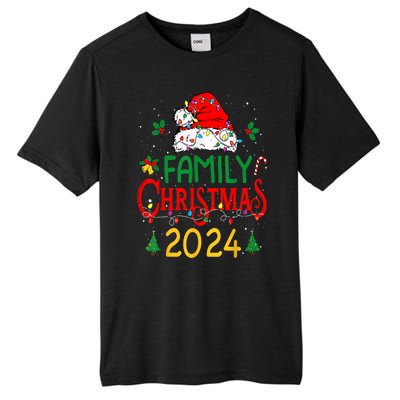 Xmas Outfits Team Santa Elf Squad Family 2024 Christmas Matching Gift Tall Fusion ChromaSoft Performance T-Shirt