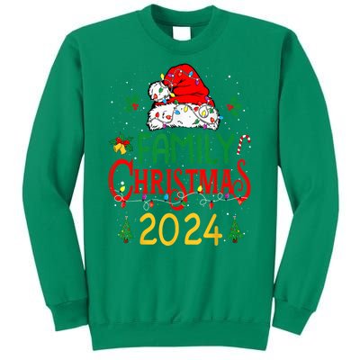 Xmas Outfits Team Santa Elf Squad Family 2024 Christmas Matching Gift Sweatshirt