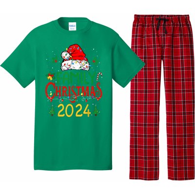 Xmas Outfits Team Santa Elf Squad Family 2024 Christmas Matching Gift Pajama Set