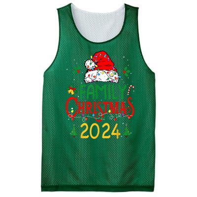 Xmas Outfits Team Santa Elf Squad Family 2024 Christmas Matching Gift Mesh Reversible Basketball Jersey Tank