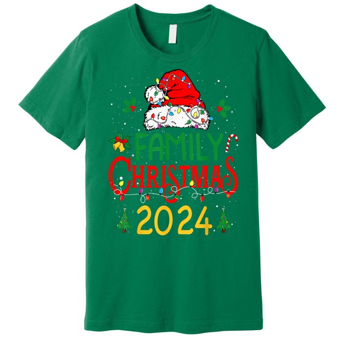 Xmas Outfits Team Santa Elf Squad Family 2024 Christmas Matching Gift Premium T-Shirt