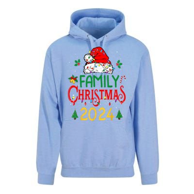 Xmas Outfits Team Santa Elf Squad Family 2024 Christmas Matching Gift Unisex Surf Hoodie