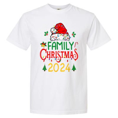 Xmas Outfits Team Santa Elf Squad Family 2024 Christmas Matching Gift Garment-Dyed Heavyweight T-Shirt