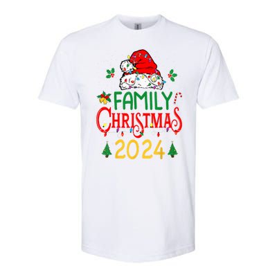 Xmas Outfits Team Santa Elf Squad Family 2024 Christmas Matching Gift Softstyle® CVC T-Shirt