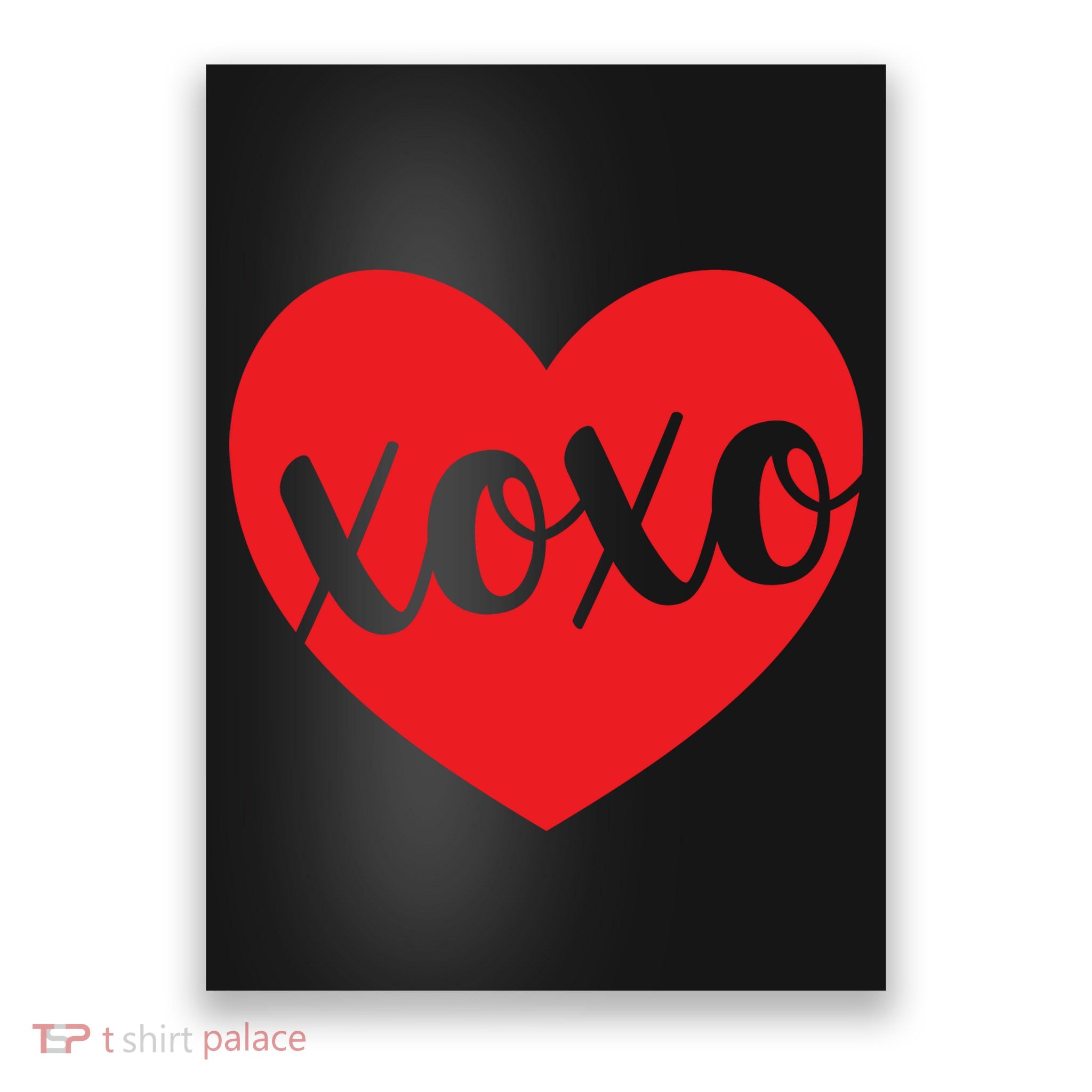 Xoxo Valentines Heart Poster