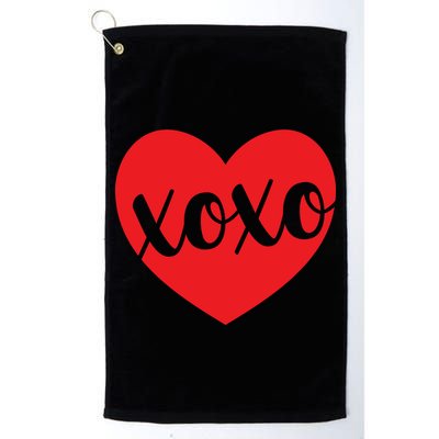 Xoxo Valentines Heart Golf Towel