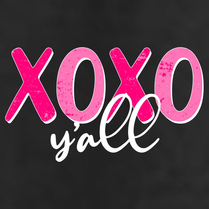 XOXO Y'all Valentines Day 7 Panel Mesh Trucker Snapback Hat