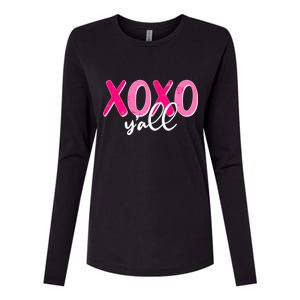 XOXO Y'all Valentines Day Womens Cotton Relaxed Long Sleeve T-Shirt