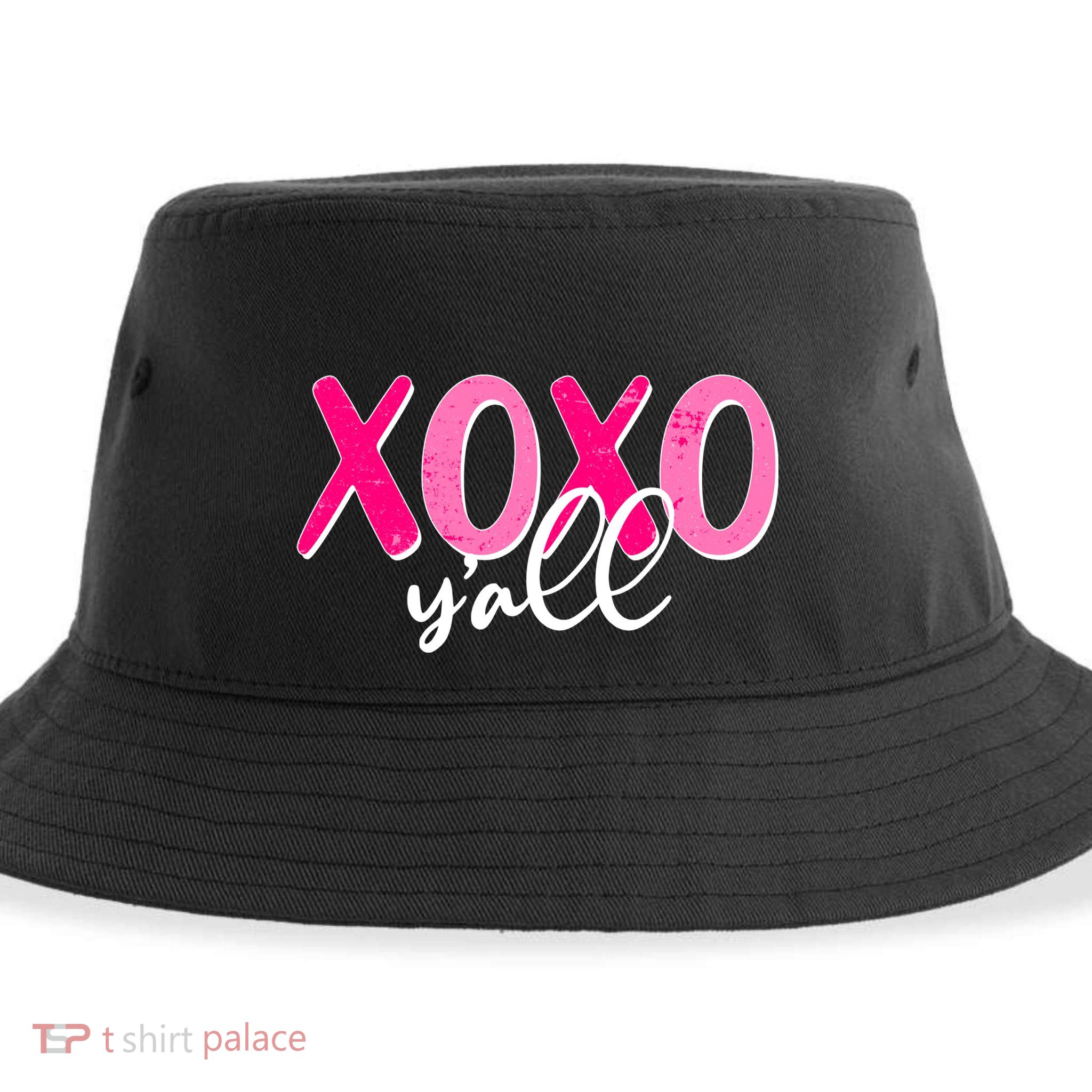 XOXO Y'all Valentines Day Sustainable Bucket Hat