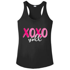 XOXO Y'all Valentines Day Ladies PosiCharge Competitor Racerback Tank