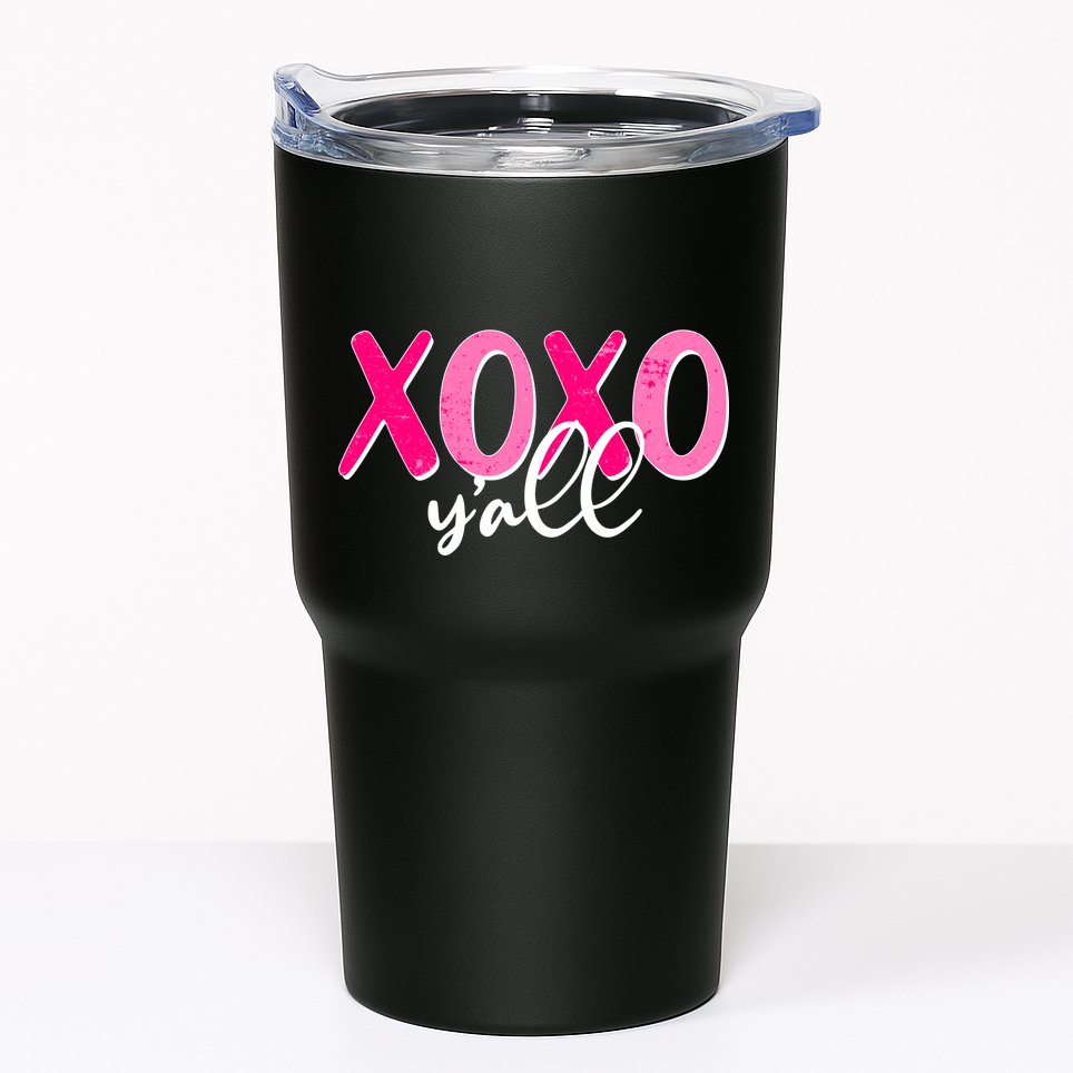 XOXO Y'all Valentines Day Tumbler