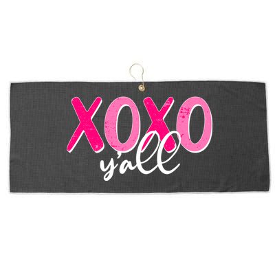 XOXO Y'all Valentines Day Large Microfiber Waffle Golf Towel