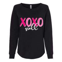 XOXO Y'all Valentines Day Womens California Wash Sweatshirt