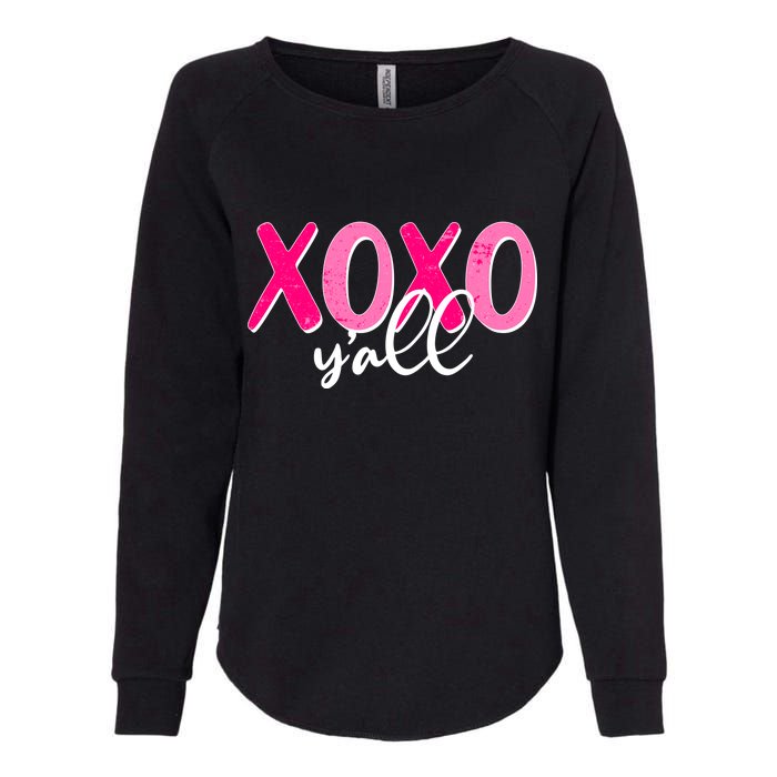 XOXO Y'all Valentines Day Womens California Wash Sweatshirt