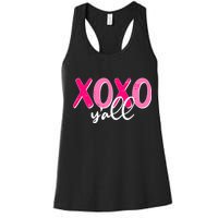 XOXO Y'all Valentines Day Women's Racerback Tank