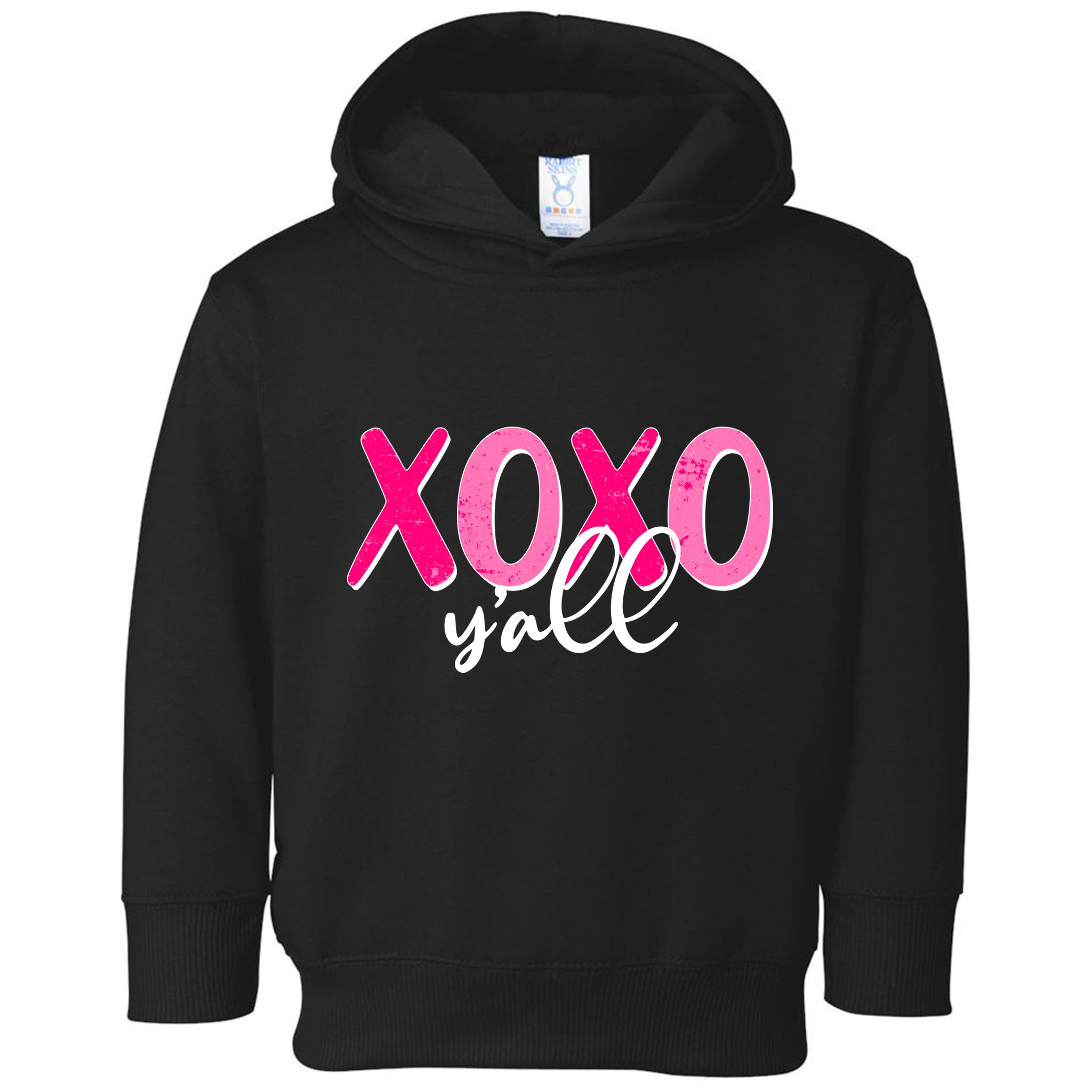 XOXO Y'all Valentines Day Toddler Hoodie