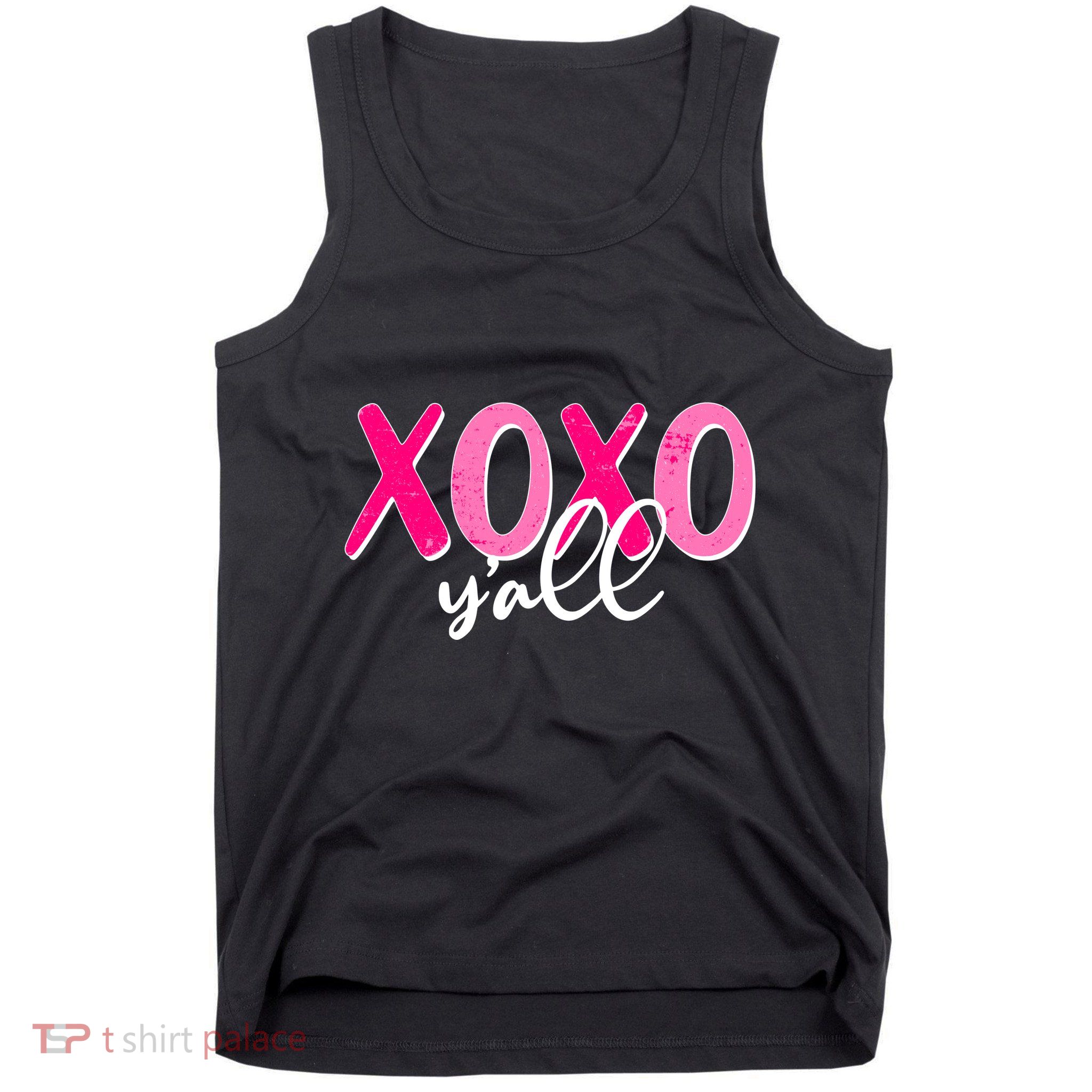 XOXO Y'all Valentines Day Tank Top