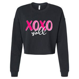 XOXO Y'all Valentines Day Cropped Pullover Crew