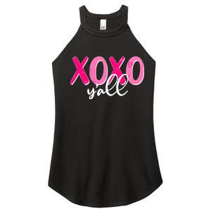 XOXO Y'all Valentines Day Women's Perfect Tri Rocker Tank