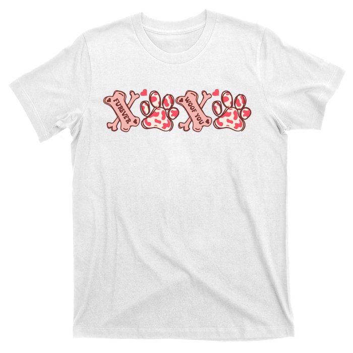 Xoxo Paw Dog Valentine Day T-Shirt