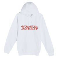 Xoxo Paw Dog Valentine Day Premium Pullover Hoodie