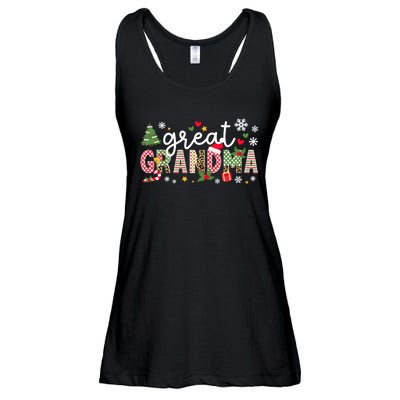 Xmas Party Great Grandma Christmas Great Grandmother Ladies Essential Flowy Tank